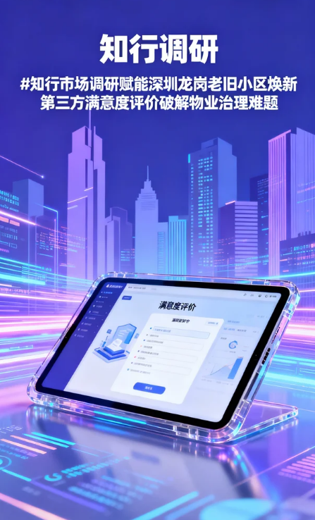知行市场调研赋能深圳龙岗老旧小区焕新 第三方满意度评价破解物业治理难题