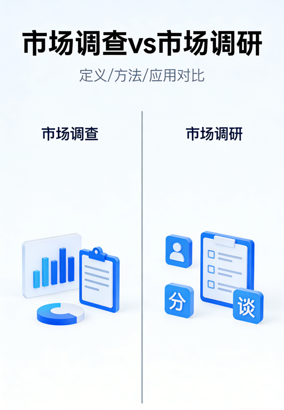 市场调研和市场调查有什么区别？（市场调查 vs 市场调研）